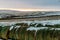 Chinook arch over the field, Stettler County, Alberta, Canada