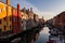 Chioggia - Church of Saint James Apostle with view of canal Vena nestled in charming town of Chioggia