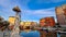 Chioggia - Scenic view of peaceful canal Vena nestled in charming town of Chioggia at sunrise, Venetian, Veneto