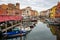 Chioggia and submarine city of the venetian lagoon near Venice, famous for its fishing ports