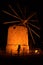Chios at Night - Windmill