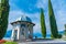 Chiosco Moresco situated at the Botanical garden at Villa Melzi at Bellagio, Italy