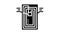 chip rfid structure glyph icon animation