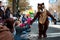 Chipmunk Character Entertains Crowd At Atlanta Christmas Parade