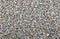 Chipped natural stone. Crushed stone from granite. Macro photo of rubble with place for text