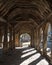 Chipping Campden, Gloucestershire, UK. Market Hall, historic arched building standing in the centre of the town