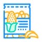 chips corn color icon vector illustration
