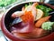 Chirashi sushi