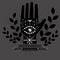 Chiromancy and good luck charms. Palmistry graphic design, evil eye, all seeing eye, third eye, good luck poster