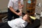 Chiropractor Does Muscle Testing on a Young Girl By Seeing How M