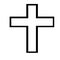 Chirstian style  Arrow Cross symbol with  white background.