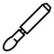 Chisel sharp icon, outline style