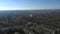 CHISINAU, MOLDOVA - Aerial drone view flight over the Buildings streets and Afghan park . Beautiful warm winter day in