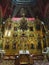 Chisinau, Moldova - April, 2023: Ciuflea or Sf Teodor Tiron Monastery, interior view, church altar