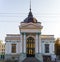 CHISINAU, MOLDOVA - august 20, 2022: City Hall and Organ hall long exposure ssunset renovation beautiful architectural monument