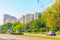 CHISINAU, MOLDOVA - MAY 07,2017 : City view of one of the main a