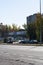 Chisinau, Moldova - October 16, 2021: Cars driving on highway road auto speed transportation