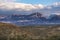 The Chisos Mountains lookiing down into the Chihuahan desert