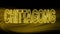 Chittagong Gold glitter lettering, Chittagong Tourism and travel, Creative typography text banner