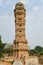 Chittorgarh Fort, tower of Victory, Vijay Stambha, it is a monumental tower, Rajasthan, India