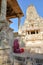 CHITTORGARH, RAJASTHAN, INDIA - DECEMBER 12, 2017: Kumbha Shyam Hindu Temple located inside the fort Garh of Chittorgarh