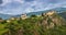 Chiusa Klausen, Italy - View of the Saibona Saeben Benedictine Monastery Set in the Beautiful Alpine Landscape