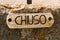 Chiuso - Closed Sign in Italian Language