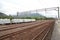 Chiyi,Taiwan-October 16,2018:The cargo train arrival to train st