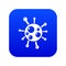 Chlamydia virus icon blue vector