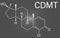 Chlorodehydromethyltestosterone CDMT androgenic and anabolic steroid molecule, used in sports doping. Skeletal formula.