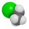 Chloroethane (ethylchloride) molecule. Used as mild topical anesthetic agent and as recreational inhalant drug