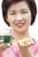 Chlorophyll drink and cod liver oil for middle aged health