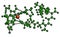 Chlorophyll - molecular structure, 3D rendering