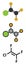 Chlorotrifluoroethylene (CTFE) refrigerant molecule and polychlorotrifluoroethylene plastic building block