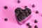 choco chips with heart cutter