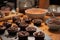 chocoholic baking chocolate cupcakes for friends birthday party