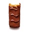 Chocolate Bar Concept. Realistic Vector Illustration.