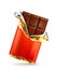 Chocolate bar illustration