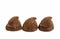 chocolate belgian truffle isolated