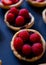 Chocolate-Berry Mini Tarts CloseUp on Tray