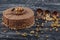 Chocolate birthday cake with croquant. Age Cakes Chocolate Caramel Cakes. A Beautifully Designed Presentation Ready Birthday Cake