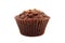 Chocolate brown muffin