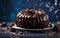 Chocolate bundt cake delicious advertising photography