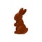 Chocolate bunny, rabbit candy, easter treat sweets