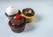 Chocolate buttercream cupcakes