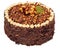 Chocolate cake with hazelnuts