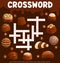 Chocolate candies and sweets crossword worksheet