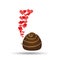 chocolate candy hearts dessert icon