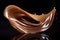 Chocolate caramel wave splash, perfect for creative and innovative design projects
