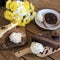 Chocolate Carrot Cake Flowers